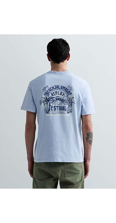 オープンエンドジャージービーチフェスTシャツ 詳細画像